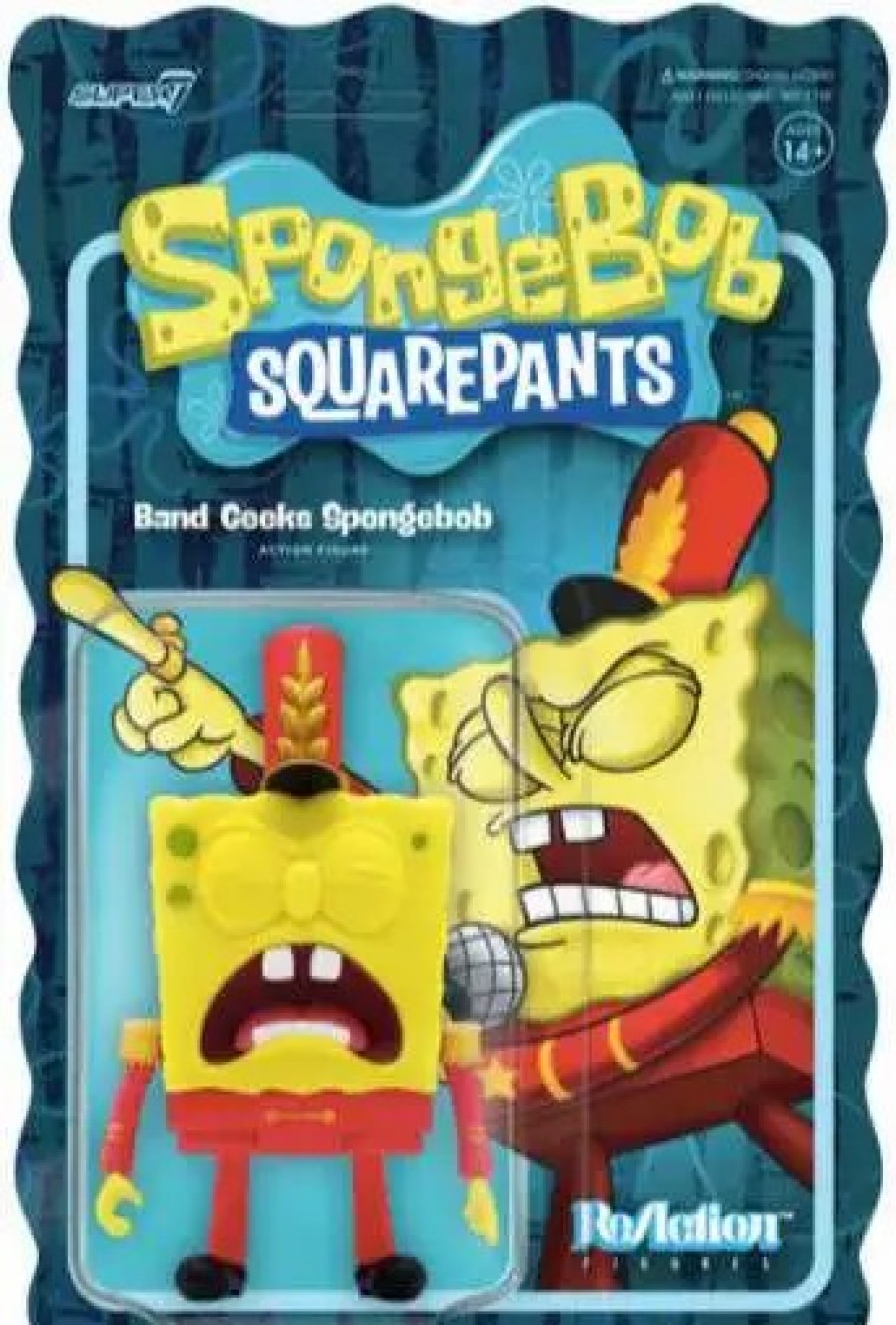 All Brands Super7 | Reaction Spongebob Squarepants Wave 2 Band Geeks Action Figure