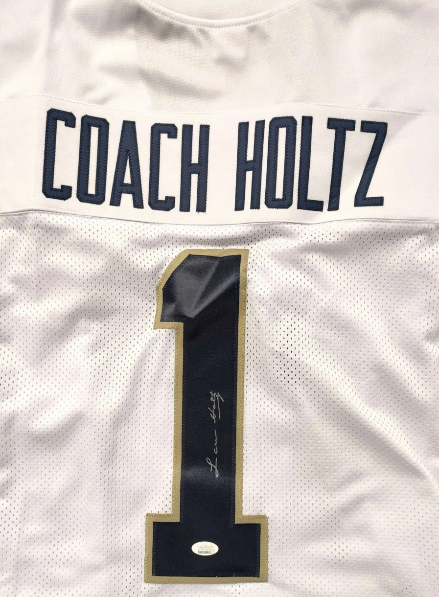 All Brands NFL | Nfl Coach Louis Holtz Autographed Jersey [Jsa Certification Number: Wit899937]