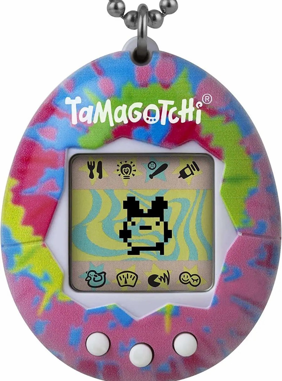 All Brands Bandai America | Tamagotchi The Original Gen 2 Tie-Dye Virtual Pet Toy [Updated Logo]