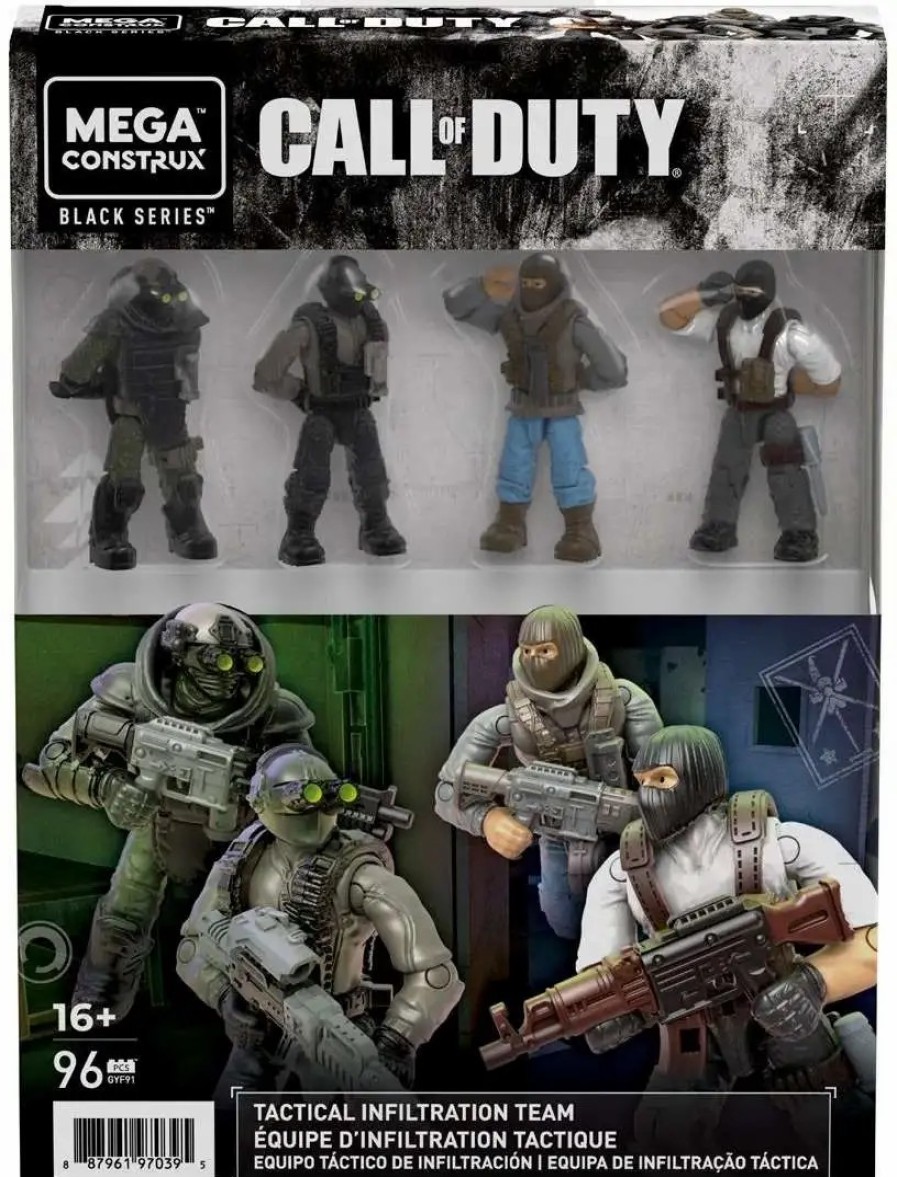 All Brands Mega Construx | Call Of Duty Tactical Infiltration Team Set