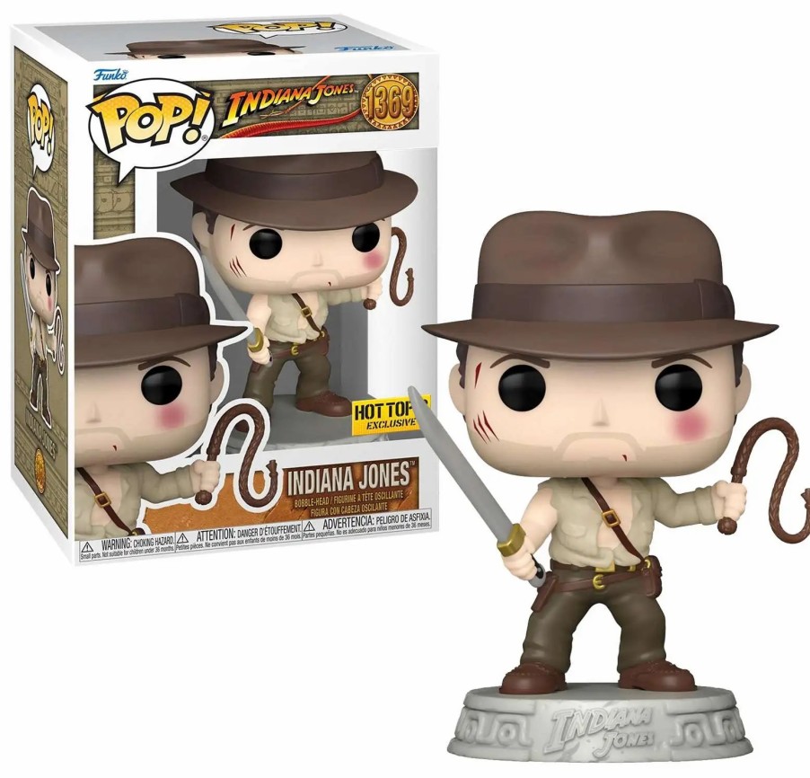 All Brands Funko | Funko Temple Of Doom Pop! Movies Indiana Jones Exclusive Vinyl Figure #1369 [With Sword & Whip]