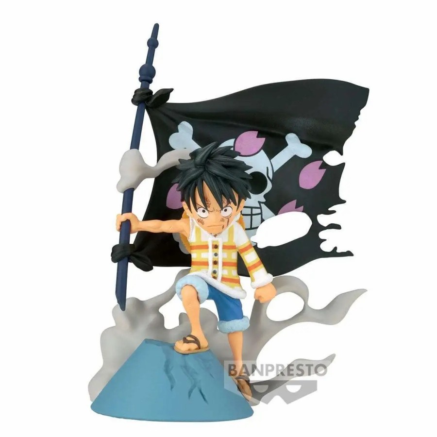 All Brands Banpresto | One Piece World Collectable Figure Wcf Monkey D. Luffy 3.2-Inch Collectible Pvc Figure [Log Stories] (Pre-Order Ships July)