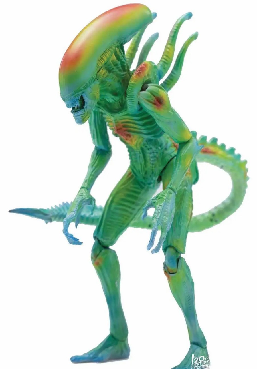 All Brands Hiya Toys | Avp Alien Vs. Predator Alien Warrior Exclusive Action Figure [Thermal Vision]