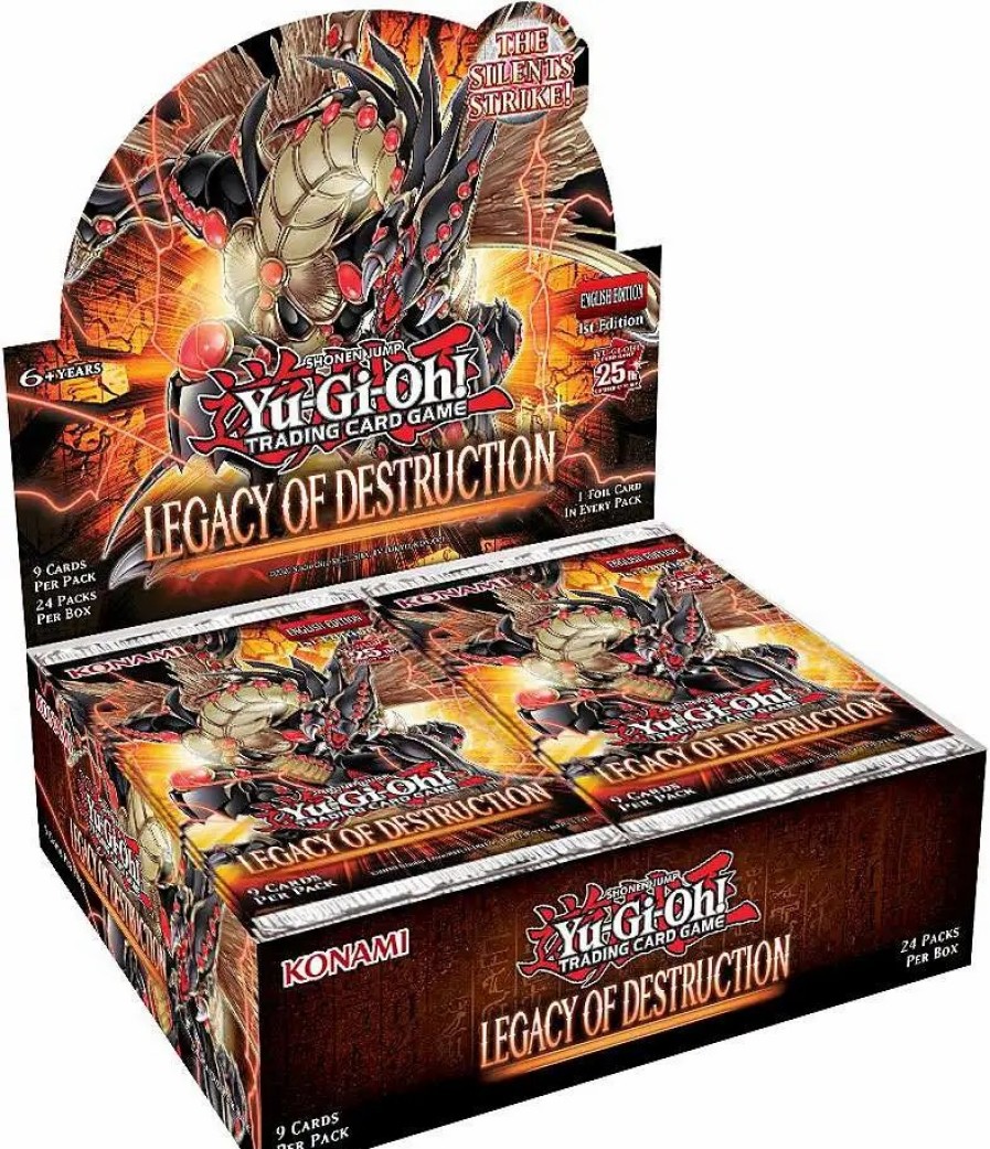 All Brands Konami | Yugioh Trading Card Game Legacy Of Destruction Booster Box [24 Packs] (Pre-Order Ships April)