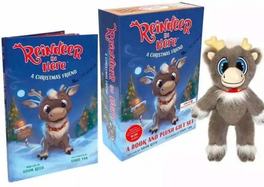 All Brands Simon Spotlight | Reindeer In Here Book & Plush Exclusive Gift Set