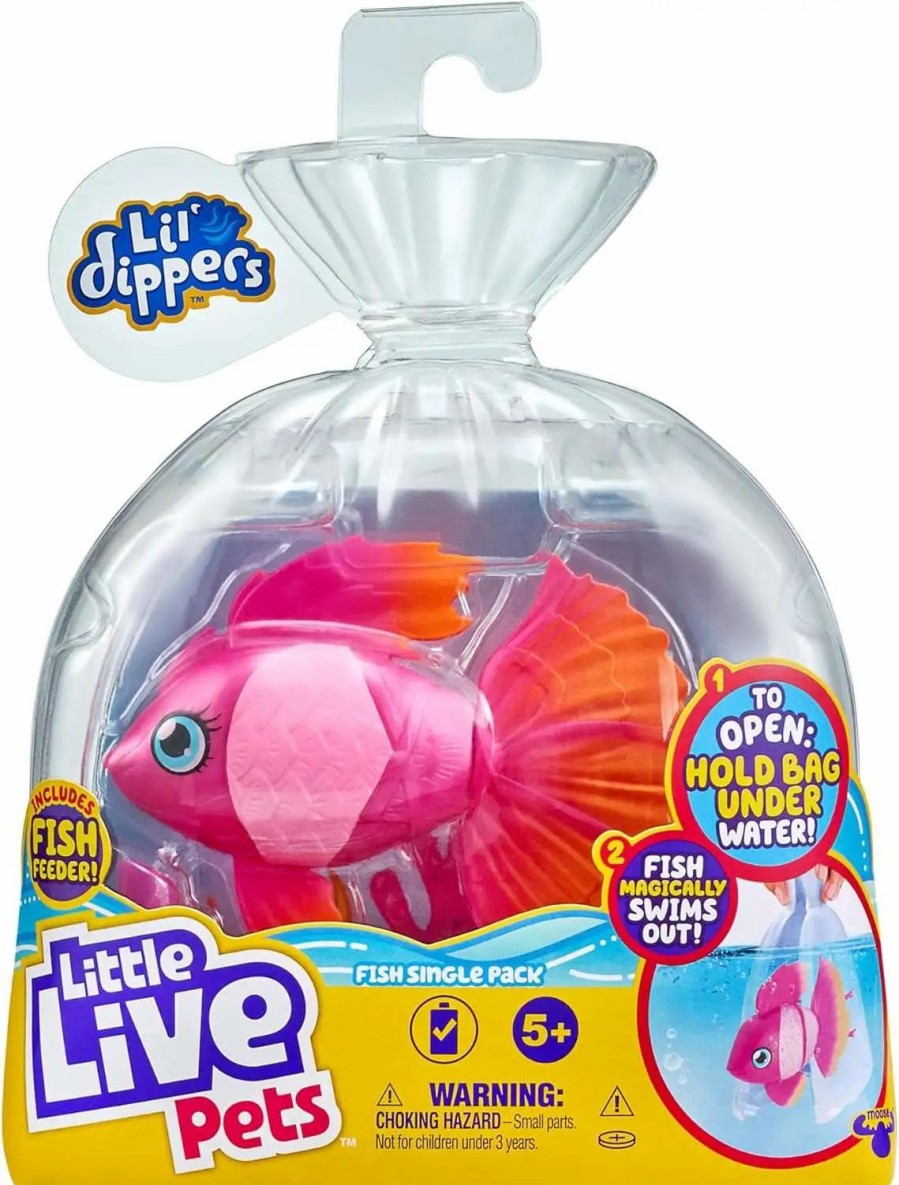 All Brands Moose Toys | Little Live Pets Lil' Dippers Marina Ballerina Swimming Fish