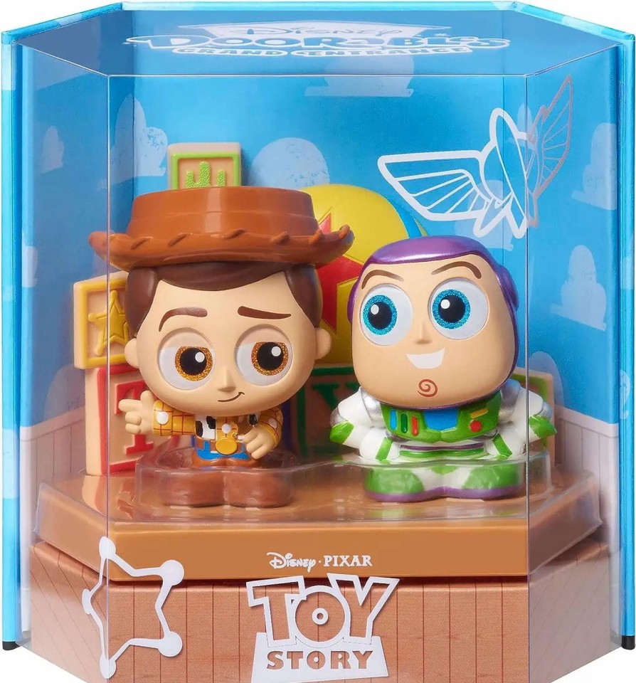 All Brands Just Play | Disney Doorables Grand Entrance Woody & Buzz Figure 2-Pack Set