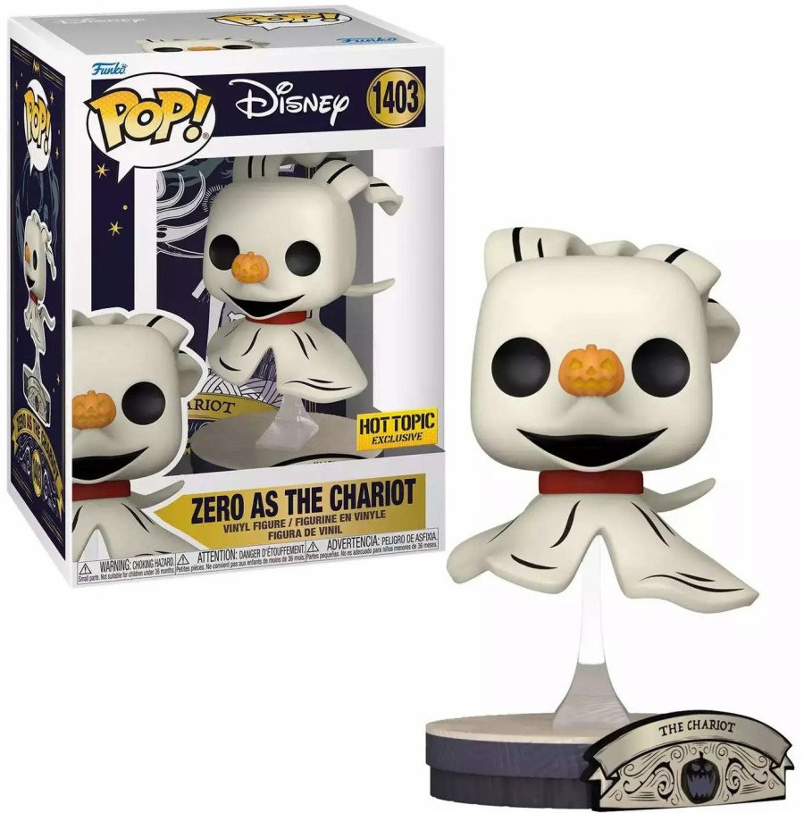 All Brands Funko | Funko The Nightmare Before Christmas Pop! Disney Zero As The Chariot Exclusive Vinyl Figure #1403