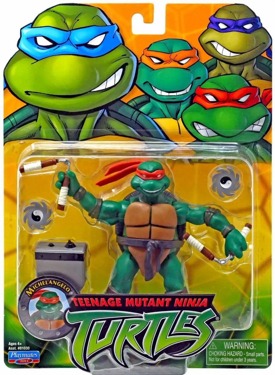 All Brands Playmates | Teenage Mutant Ninja Turtles Retro Michelangelo Action Figure