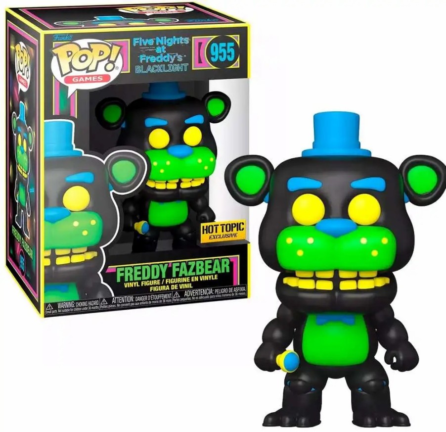 All Brands Funko | Funko Five Nights At Freddy'S Pop! Games Freddy Fazbear Exclusive Vinyl Figure #955 [Blacklight]