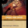 All Brands Ravensburger | Disney Lorcana Trading Card Game The First Chapter Common Control Your Temper! #26