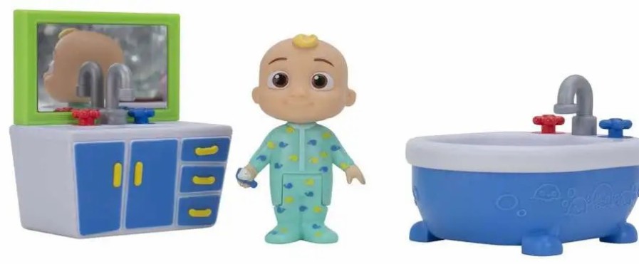 All Brands Jazwares | Cocomelon Bathtime With Jj Set