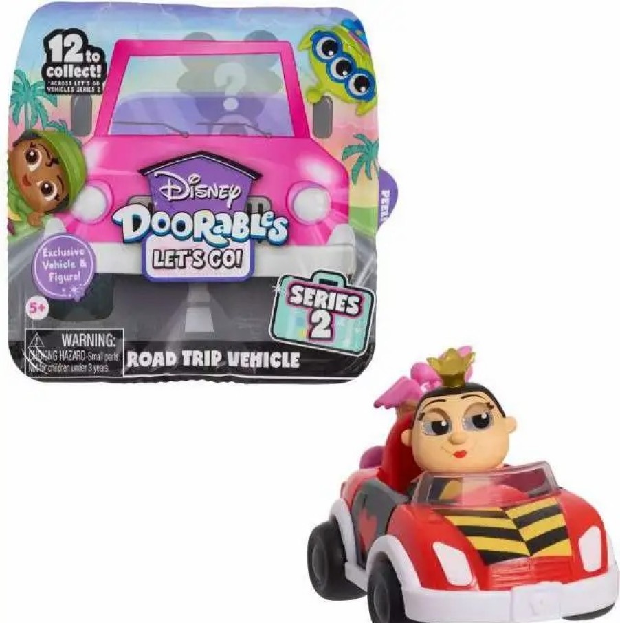 All Brands Moose Toys | Disney Doorables Let'S Go Series 2 Road Trip Vehicle Mystery Pack [1 Random Figure & Vehicle]