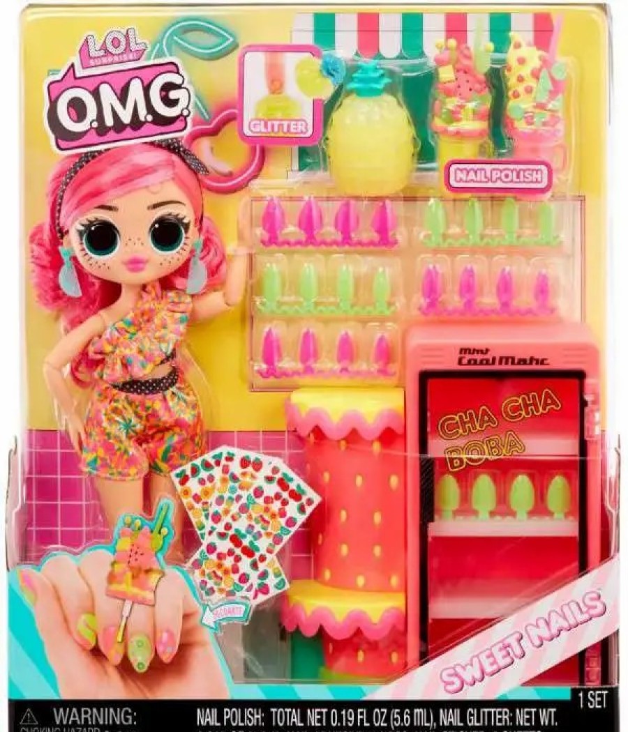 All Brands MGA Entertainment | Lol Surprise Sweet Nails Omg Pinky Pops Fruit Shop Doll Playset [15 Surprises]