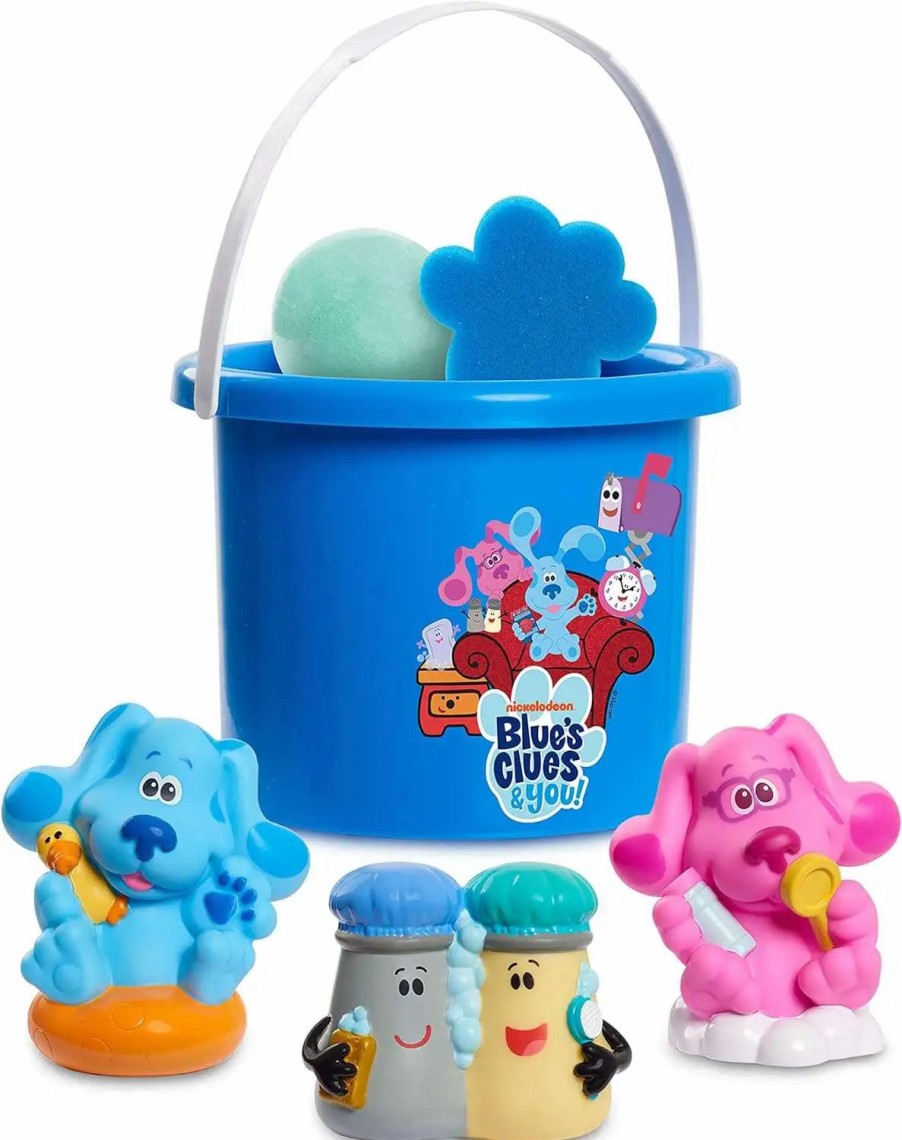 All Brands Just Play | Blue'S Clues & You! Bath Bucket Bath Toy Set