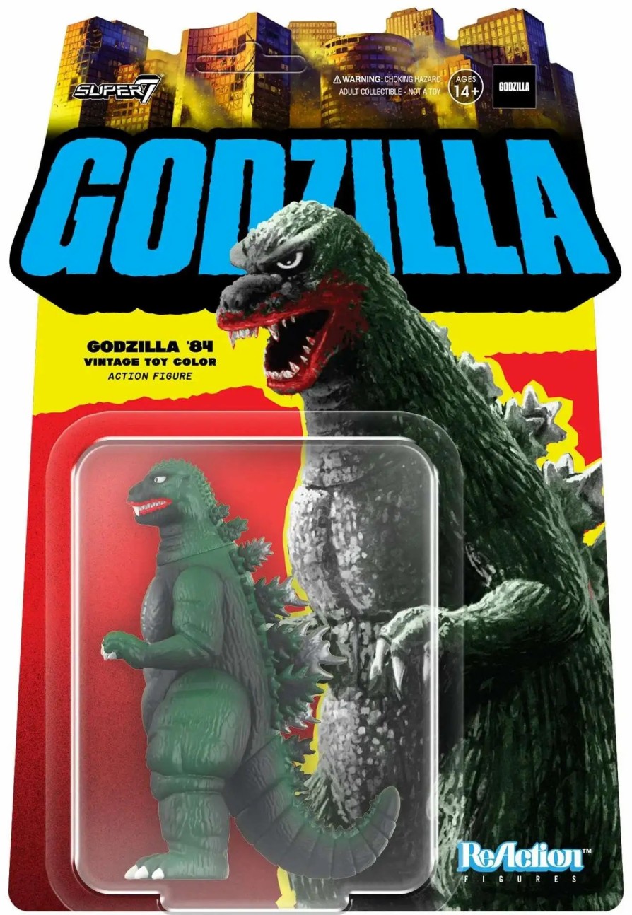 All Brands Super7 | Reaction Toho Godzilla '84 Action Figure [Vintage Toy Color] (Pre-Order Ships )