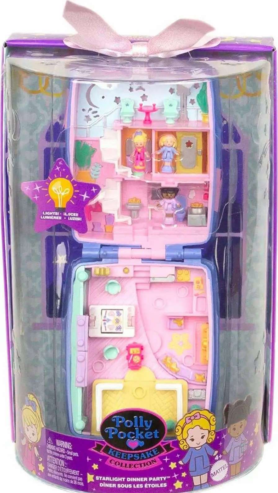 All Brands Mattel Toys | Polly Pocket Keepsake Collection Starlight Dinner Party