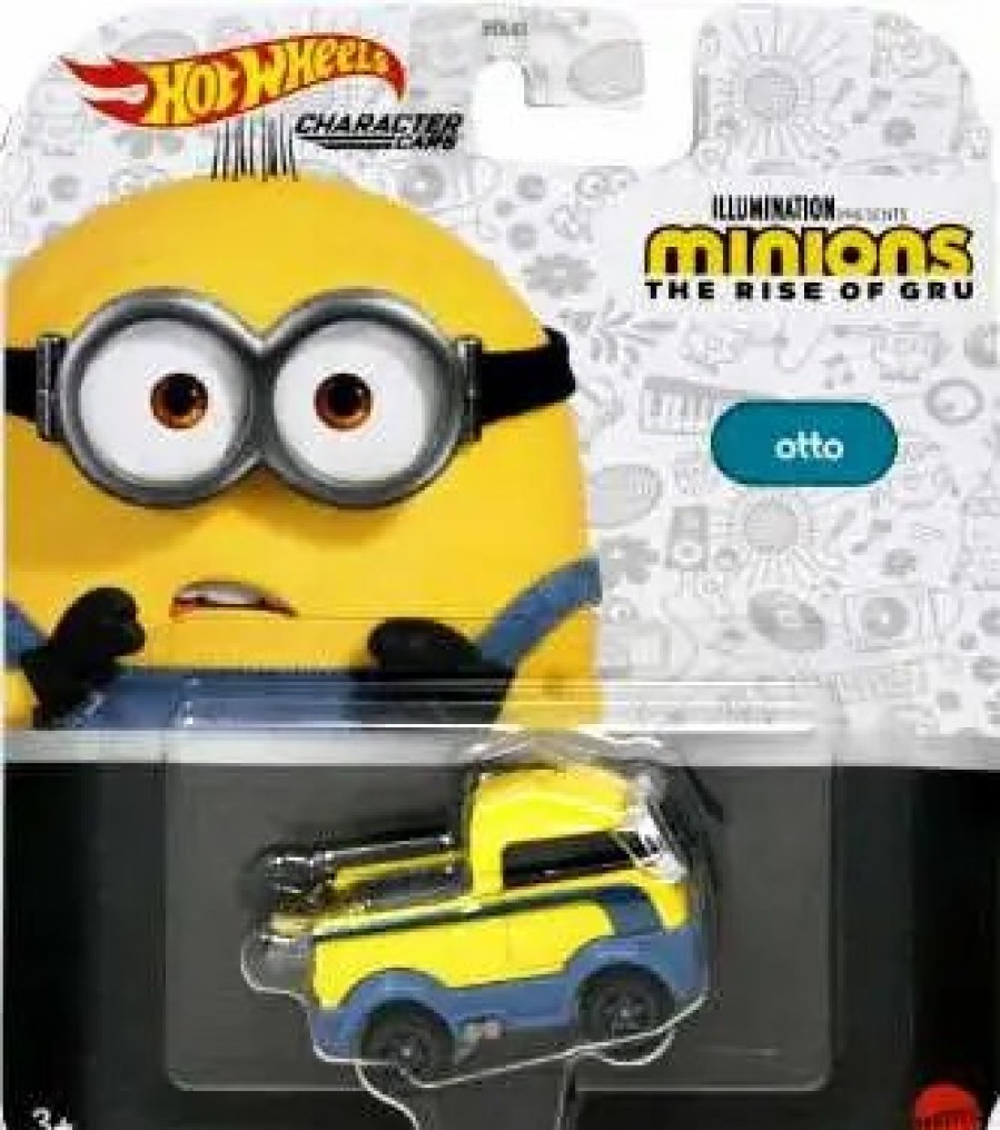 All Brands Mattel Toys | Hot Wheels Minions Rise Of Gru Character Cars Otto Diecast Car