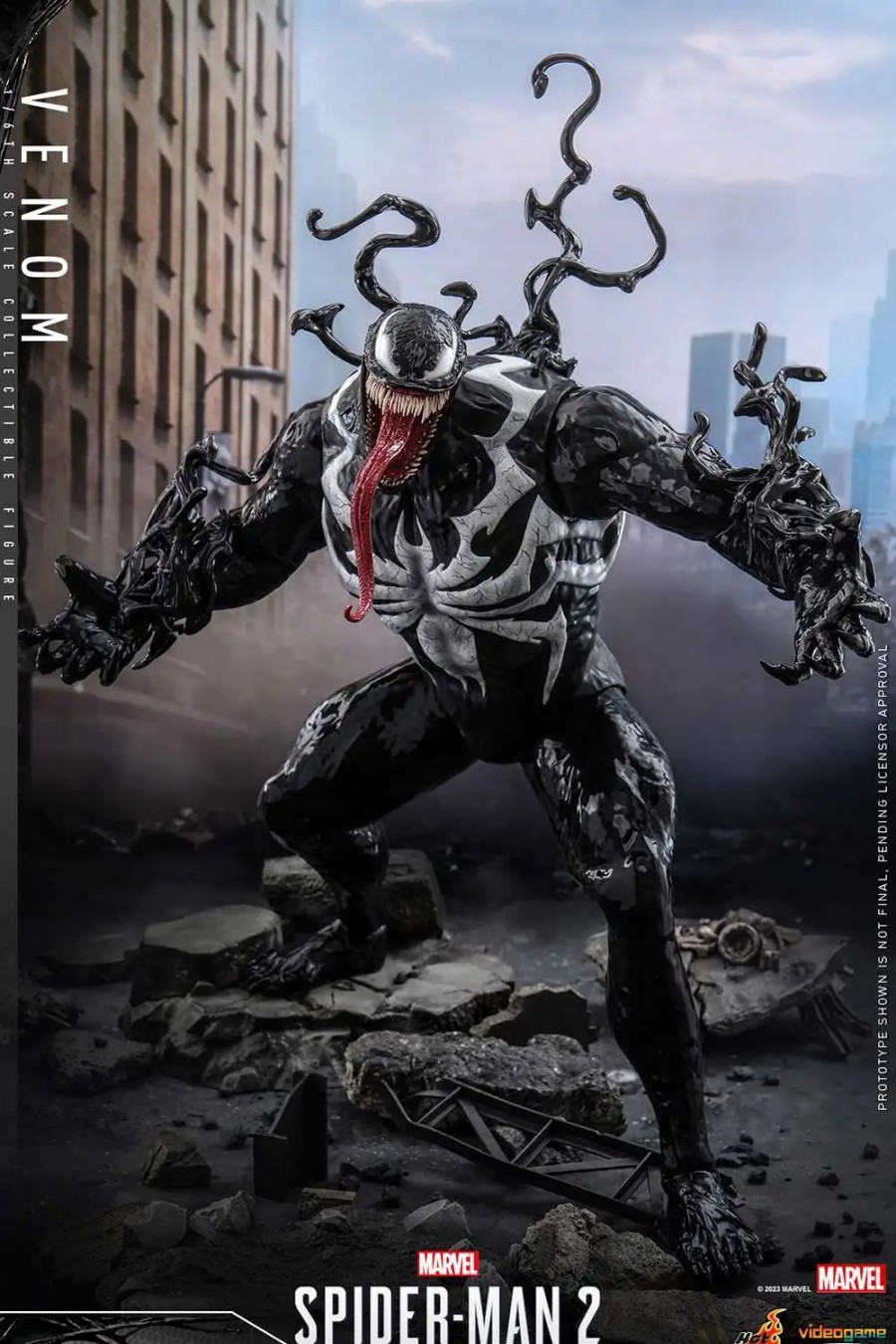 All Brands Hot Toys | Marvel Spider-Man 2 Playstation Venom Collectible Figure (Pre-Order Ships March 2025)