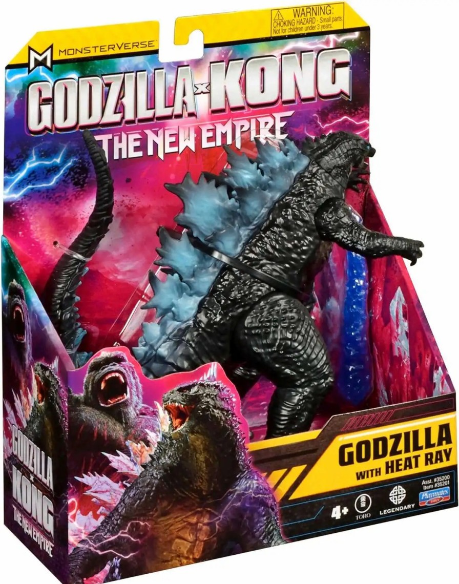 All Brands Playmates | Godzilla X Kong The New Empire Monsterverse Godzilla Action Figure [With Heat Ray]