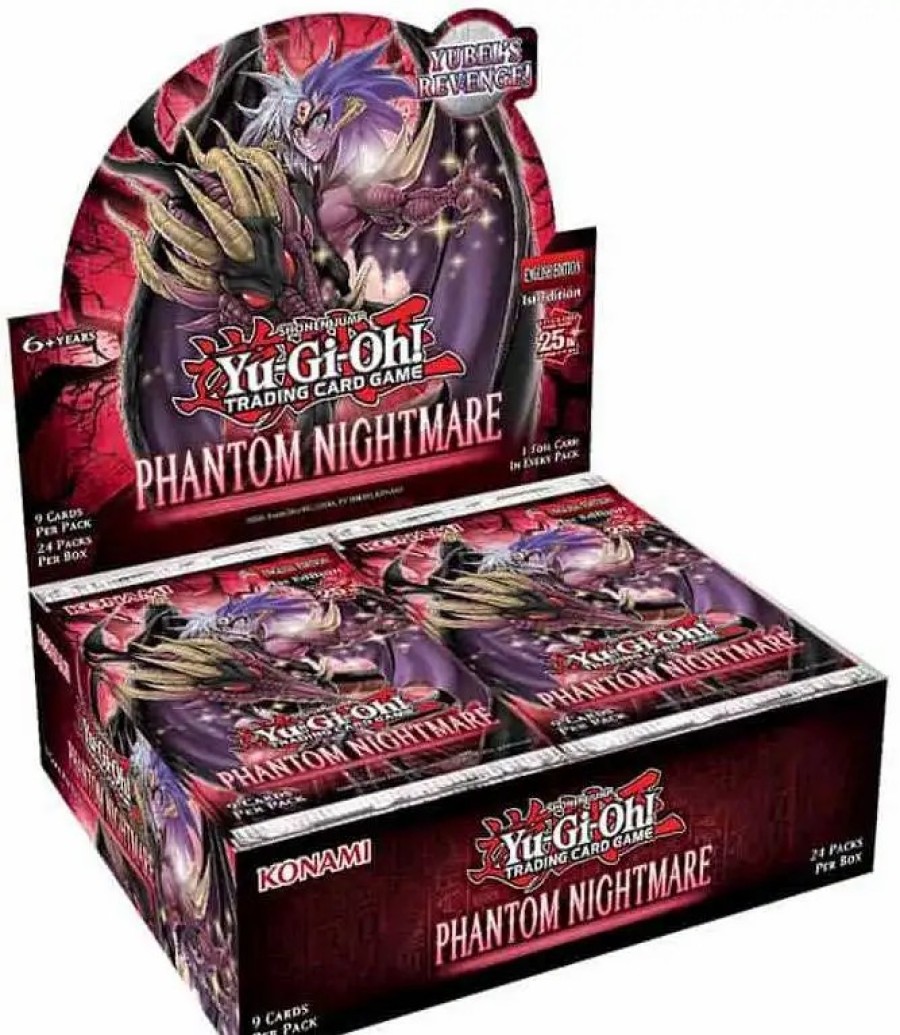 All Brands Konami | Yugioh Trading Card Game Phantom Nightmare Booster Box [24 Packs] (Pre-Order Ships February)