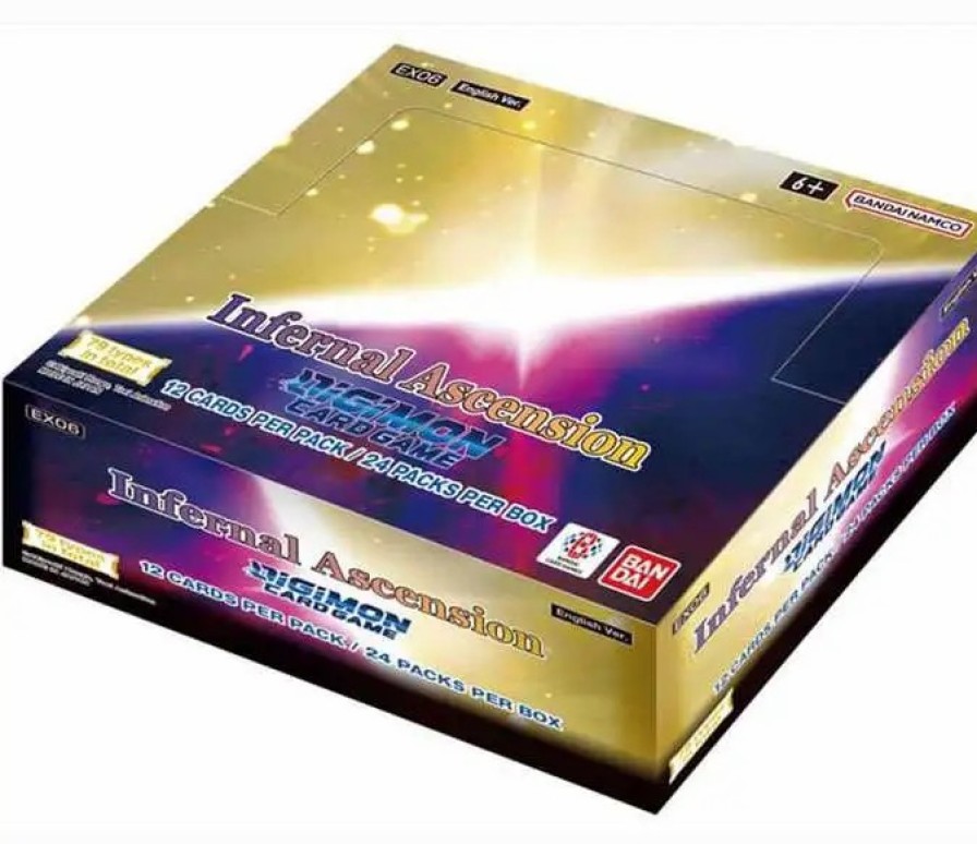 All Brands Bandai | Digimon Trading Card Game Infernal Ascension Booster Box [24 Packs] (Pre-Order Ships June)