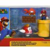 All Brands Jakks Pacific | World Of Nintendo Super Mario Sparkling Waters 2.5-Inch Diorama Set