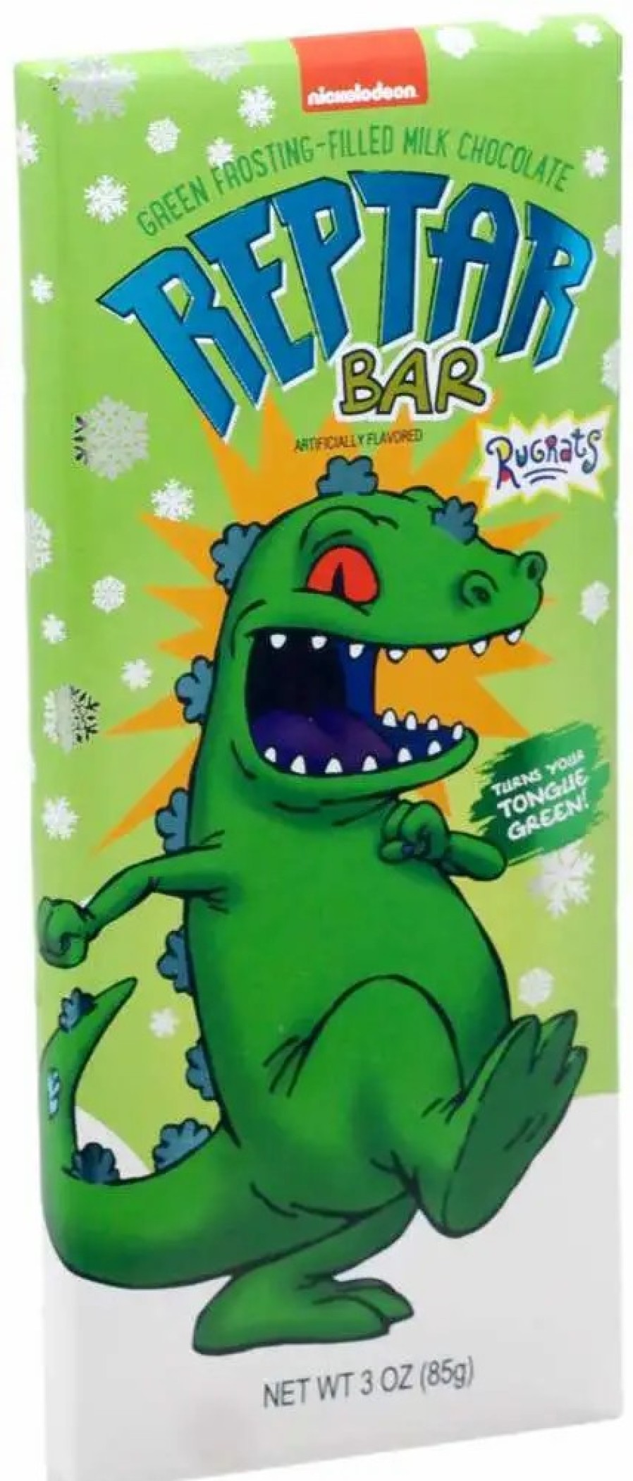 All Brands Astor Chocolate | Nicktoons Rugrats Reptar Bar [Snowflakes]