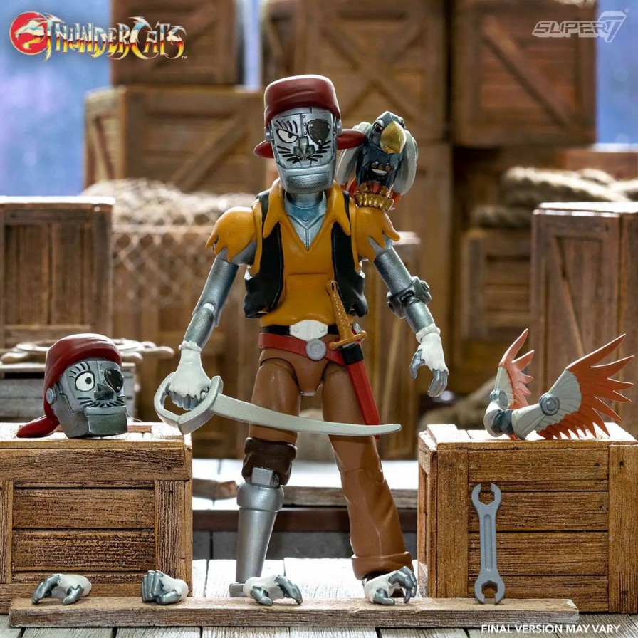 All Brands Super7 | Thundercats Ultimates Series 3 Captain Cracker Action Figure