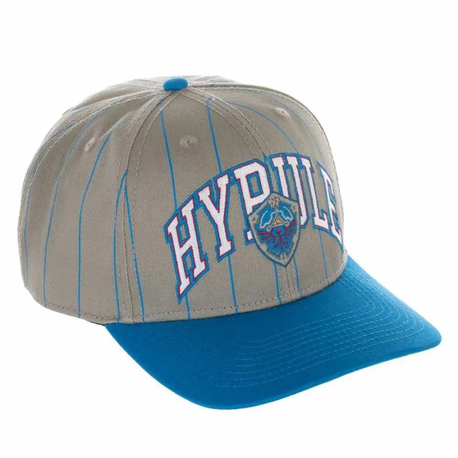 All Brands Bioworld LD | The Legend Of Zelda Hyrule Pinstripe Pre-Curved Snapback Cap