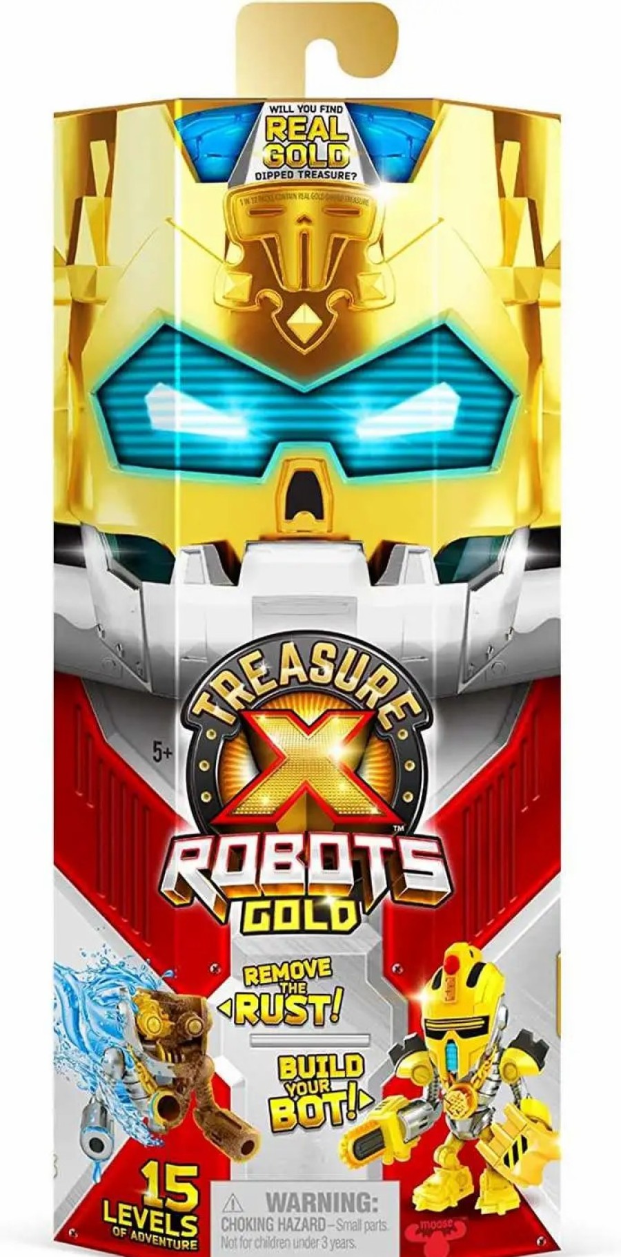 All Brands Moose Toys | Treasure X Robots Gold Treasure Bot Mystery Pack