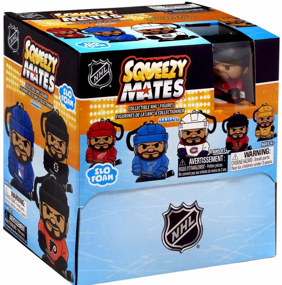 All Brands Party Animal Toys | Nhl Squeezy Mates Series 2 Hockey Mystery Box [24 Packs]