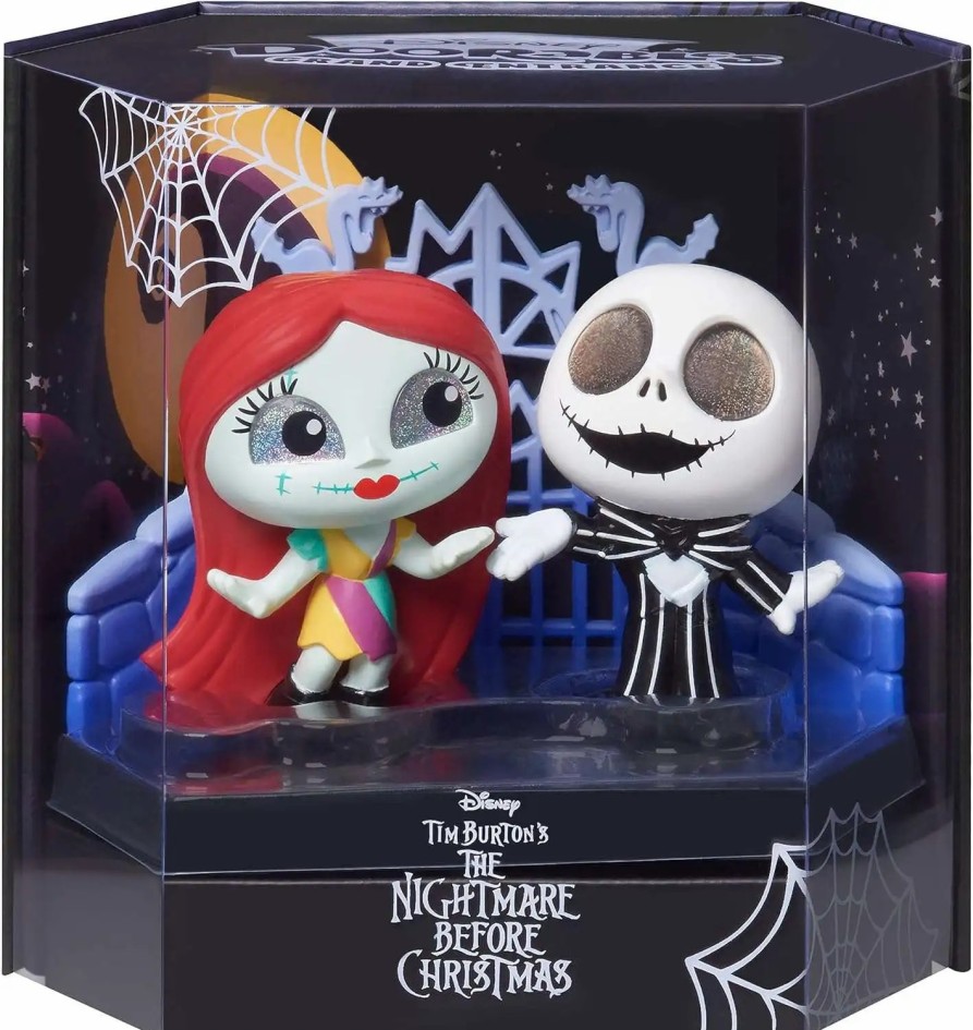 All Brands Just Play | Disney Doorables Grand Entrance Jack Skellington & Sally Exclusive Figure 2-Pack Set