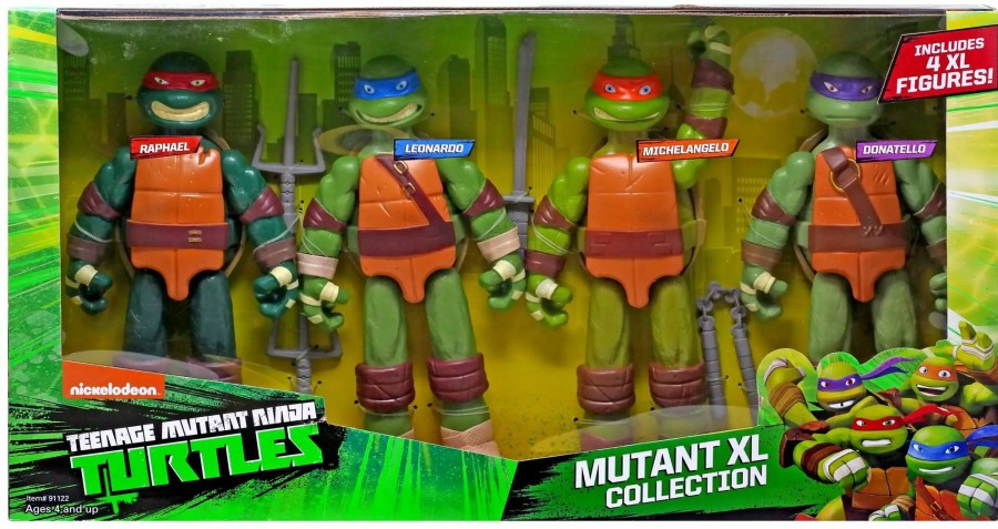 All Brands Playmates | Teenage Mutant Ninja Turtles Nickelodeon Mutant Xl Collection Action Figure 4-Pack