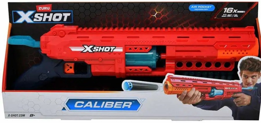 All Brands Zuru Toys | X-Shot Caliber Blaster [Air Pocket Technology!]